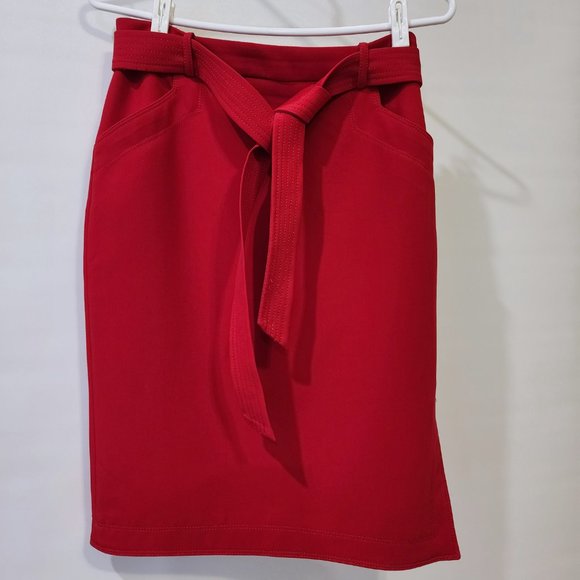 Banana Republic Red Skirt - Picture 2 of 10
